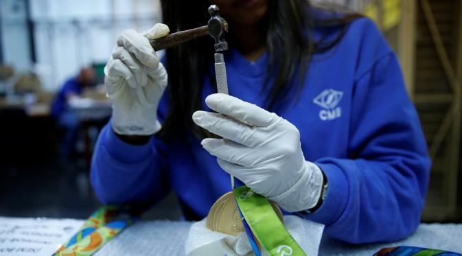 Ini Bree Proses Pembuatan Medali Olimpiade Rio 2016 