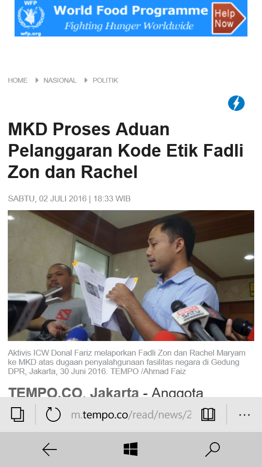 Politik kasus fadil zon dan dota 2
