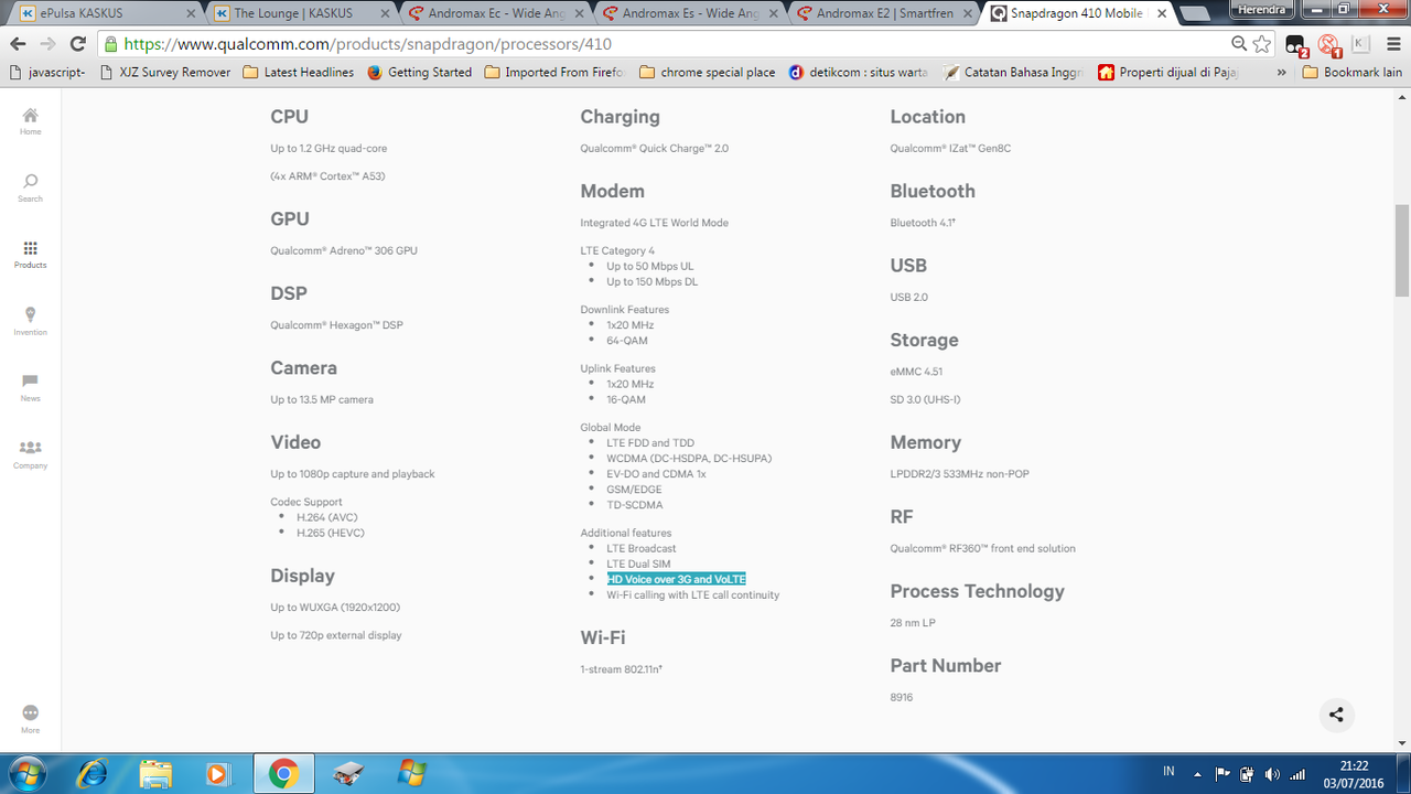 Andromax EC/ES atau upgrade di andromax E2/E2+