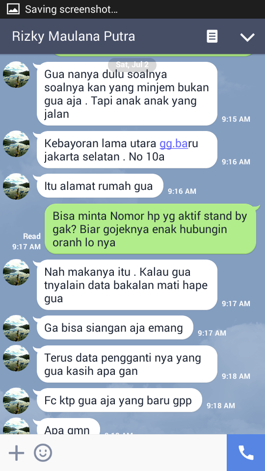 BANTU ANE LACAK ORANG INI GAN.