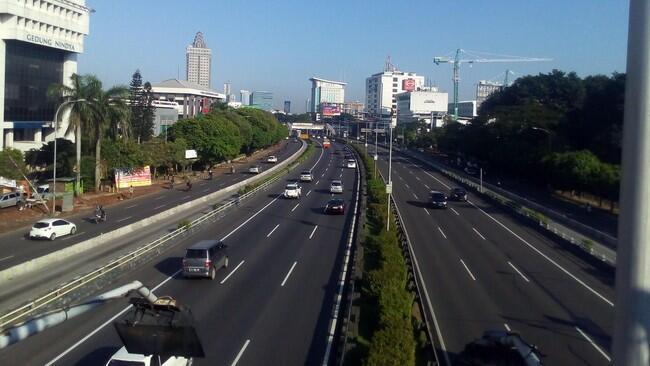Lengangnya Jakarta, ini Penampakan Terkini Tol Pancoran-Semanggi