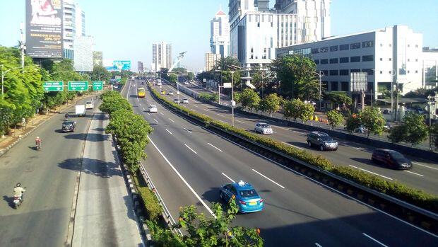 Lengangnya Jakarta, ini Penampakan Terkini Tol Pancoran-Semanggi