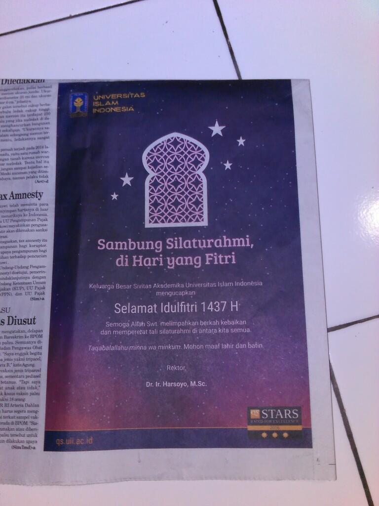 Idulfitri, bukan Idul Fitri