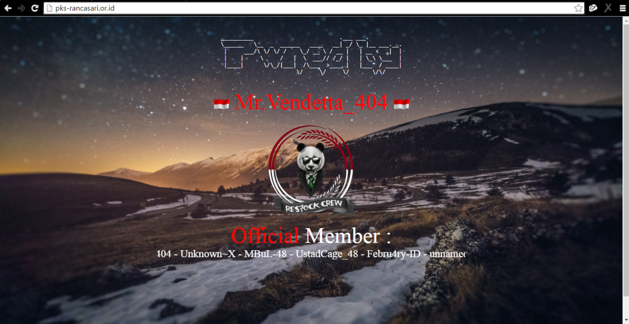 Website PKS Rancasari kena deface gan!!