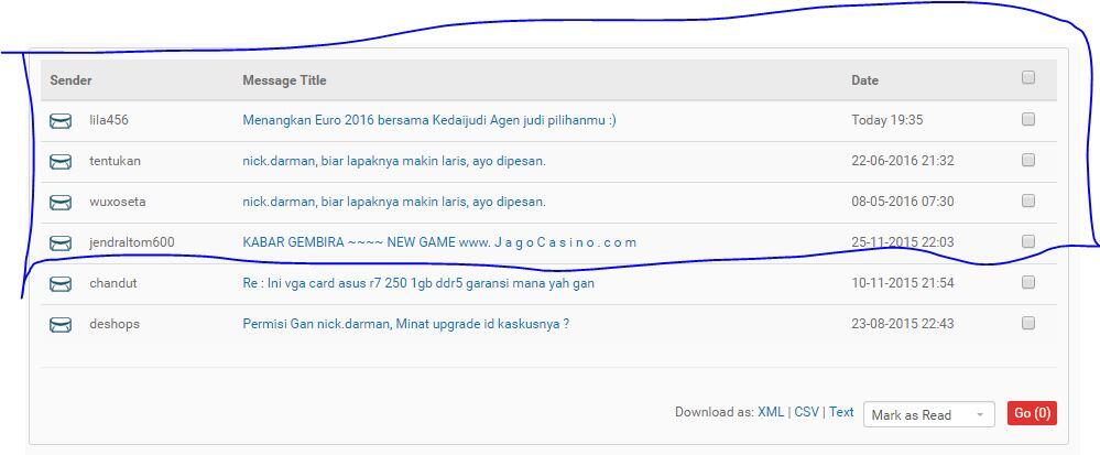 MARAKNYA SPAMMER Private Message DI KASKUS