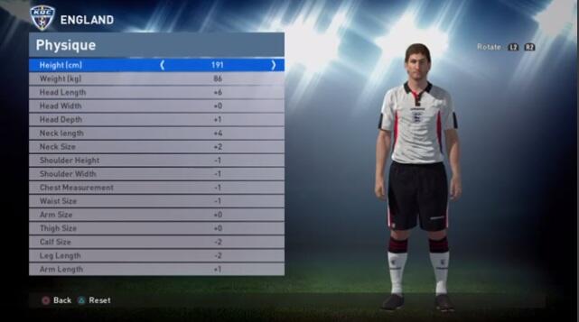 Panduan Face &quot;Player Classic&quot;, Pes Edit 2016