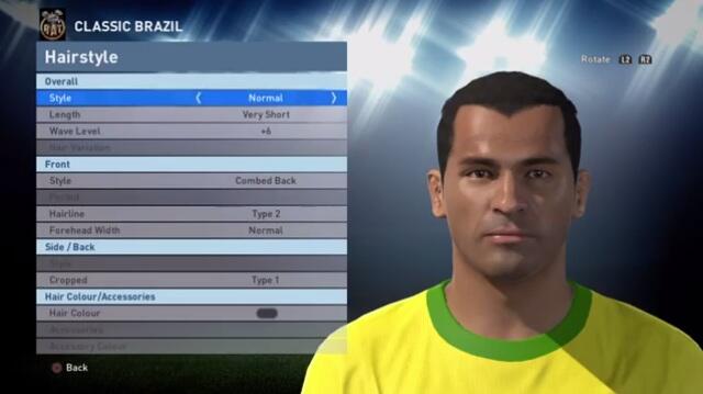 Panduan Face &quot;Player Classic&quot;, Pes Edit 2016