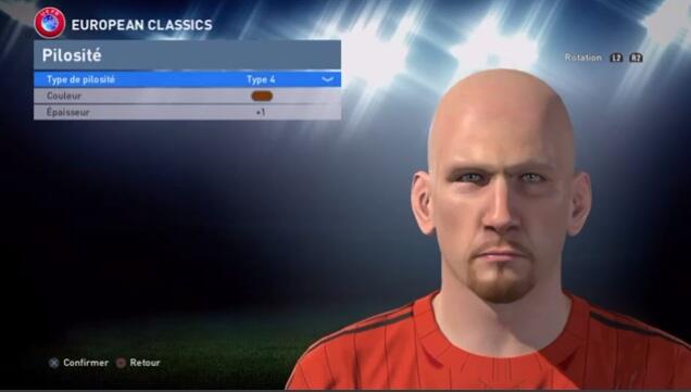 Panduan Face &quot;Player Classic&quot;, Pes Edit 2016