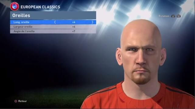 Panduan Face &quot;Player Classic&quot;, Pes Edit 2016