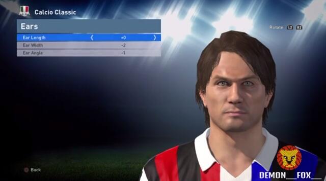 Panduan Face &quot;Player Classic&quot;, Pes Edit 2016