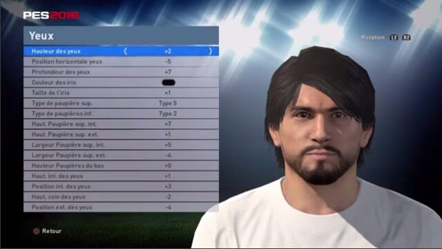 Panduan Face &quot;Player Classic&quot;, Pes Edit 2016