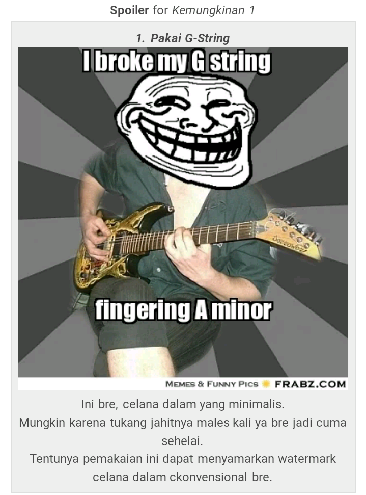 Request!!! (Tandingan?) Bukan Misteri Rok Span