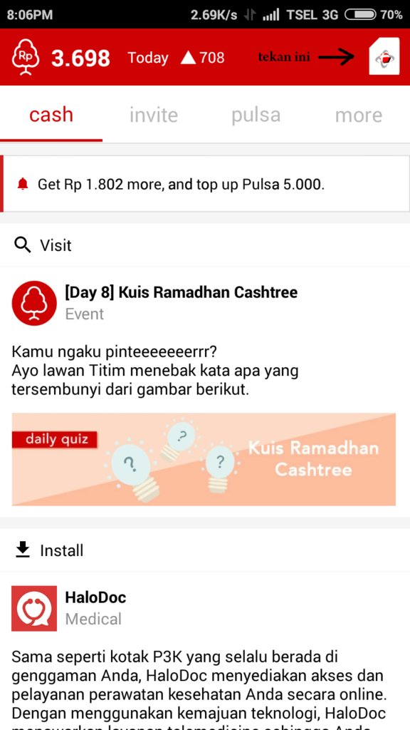 &#91;kurojinsei&#93; Cara mudah dapat pulsa gratis dari aplikasi Android, 100% WORTH IT!