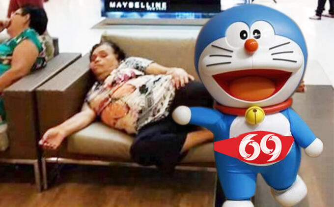 &#91;Bukan Trit Tandingan&#93; Belum Terjawab, Misteri Emak2 Okem Yang Foto Bareng Doraemon
