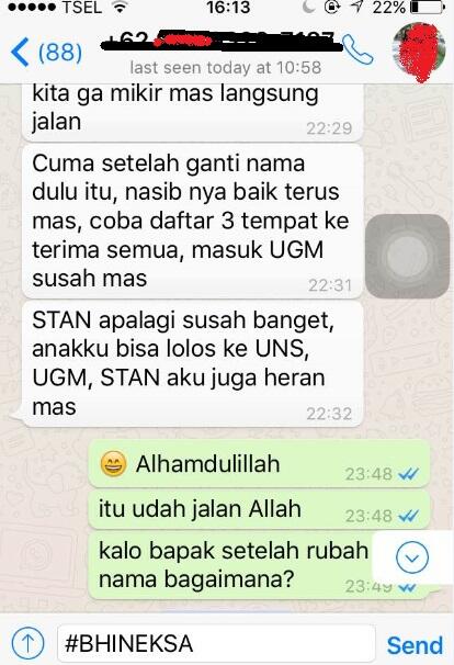 ## BHINEKSA ## | Analisa Potensi Kehidupan Dari Nama Dan Waktu Kelahiran