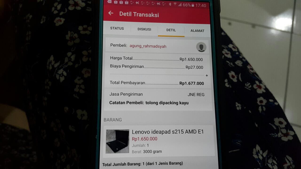 Penarikan uang di saldo dompet tanpa ijin pelapak