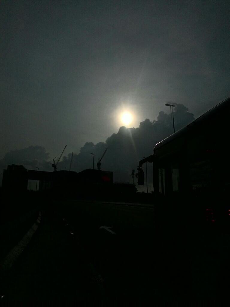 foto2 matahari tanggal 7 juli 2016 setelah solat idul fitri