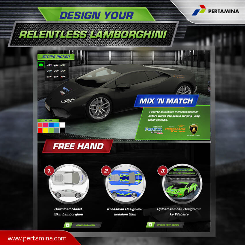 Lomba Nyoret Nyoret Lamborghini dari Pertamina , bisa dapet MacBook! 