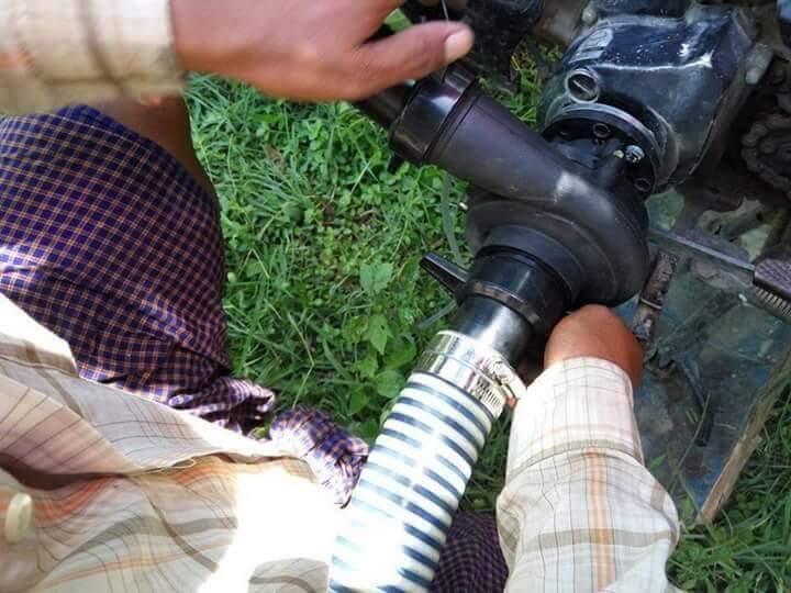 Kreatifnya Petani Thailand Membuat Motor Jadi Pompa Air