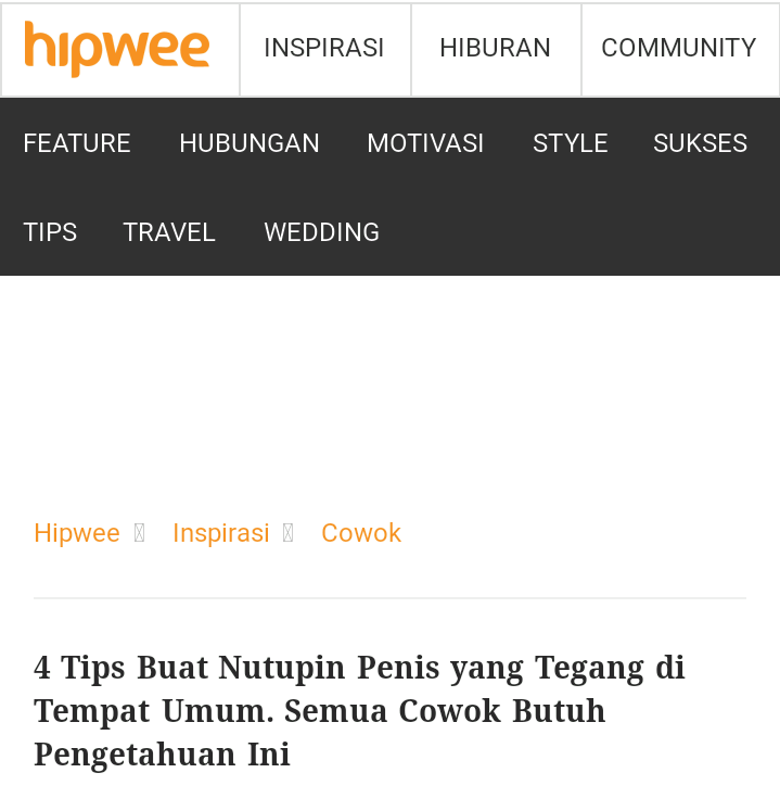 (Bukan tandingan) 4 Tips Buat Nutupin Penis yang Tegang di Tempat Umum.