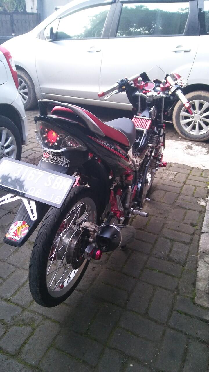 Satria fu 2011 modif kontes