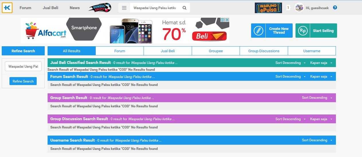 Waspadai Uang Palsu ketika "COD"