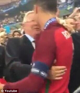 Ketika Cristiano Ronaldo dan Nani Bertemu Sir Alex Ferguson di Euro 2016