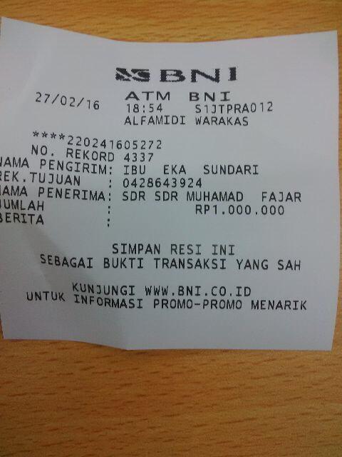 Susahnya berurusan dengan BANK BNI