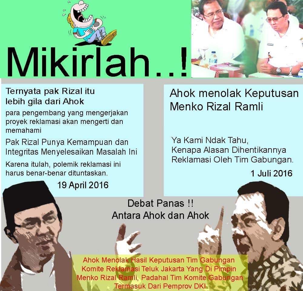 Menyoal Reklamasi, Lihat Cara Ahok Membentengi Diri