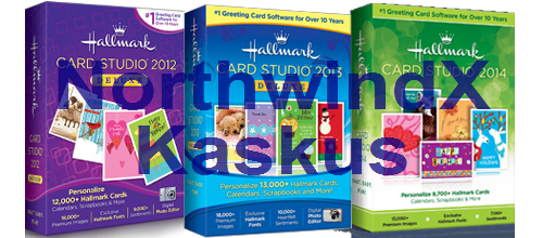 Hallmark 2012+2013+2014+Scrapbook(soft u/kartu ucapan,undangan,kalender,amplop,dll)