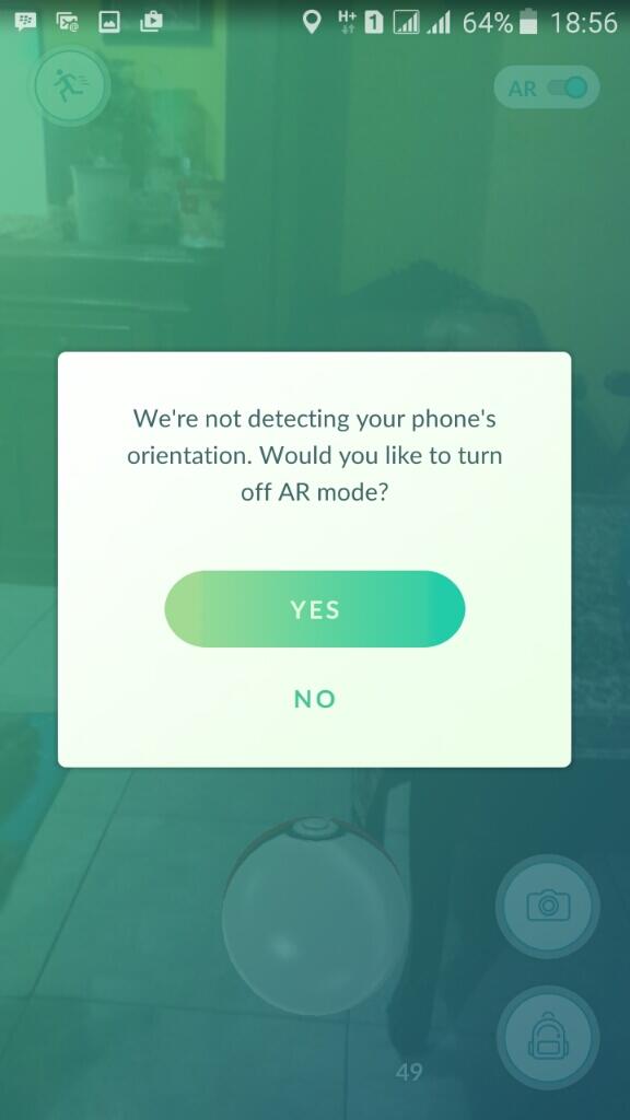 (ASK POKEMON GO) kenapa camera tidak mediteksi pokemon?? 