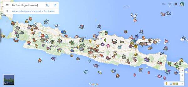 Nah Ini dia Gan, Tempat Favorit Hunting POKEMON GO di Indonesia !!