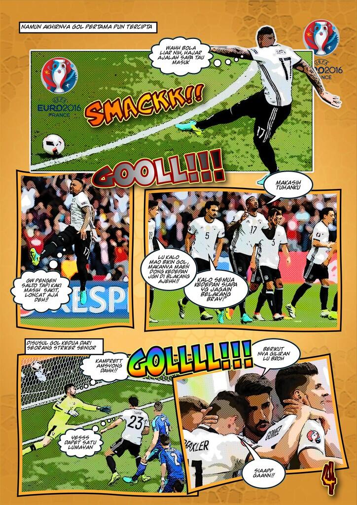 (Pict) PIALA EROPA 2016 dalam komik