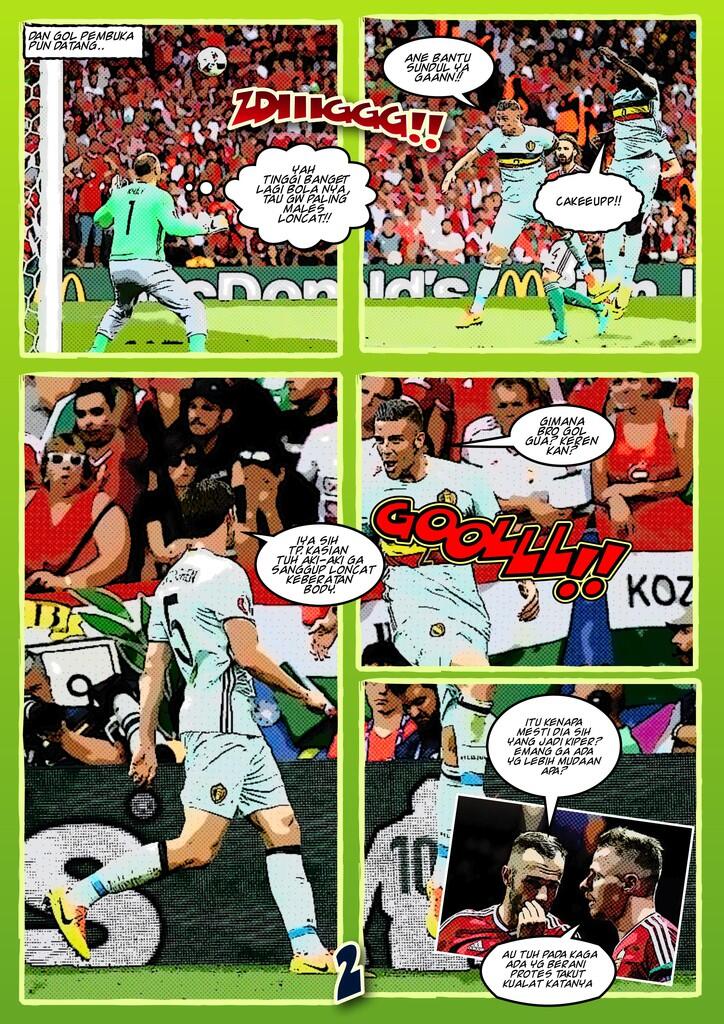 (Pict) PIALA EROPA 2016 dalam komik