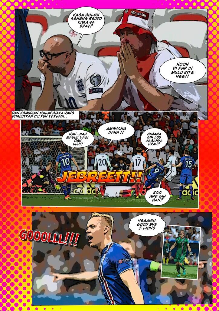 (Pict) PIALA EROPA 2016 dalam komik