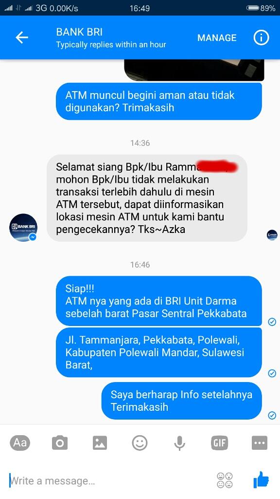 Mesin ATM muncul ginian, ini apaan gan?
