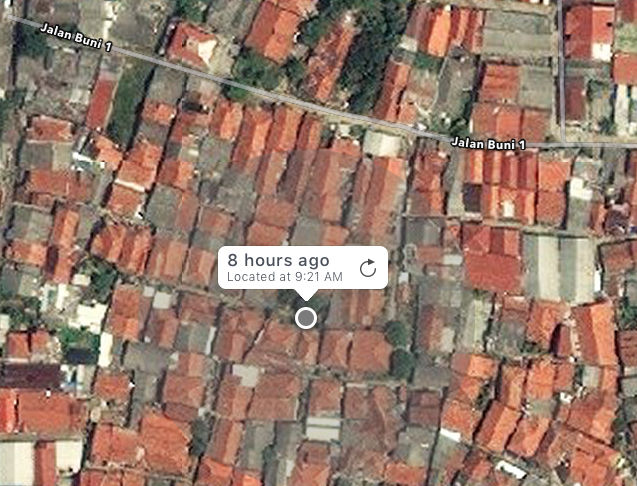 Iphone 6 dicopet di kereta kota