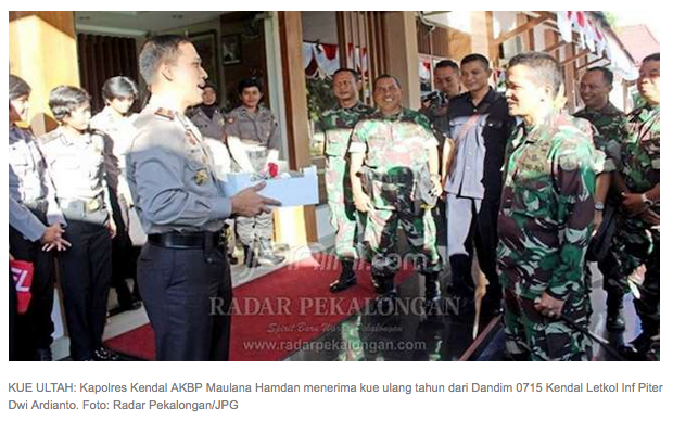 Pak Dandim Pimpin Anak Buah Serbu Mapolres Kendal, Ternyata....