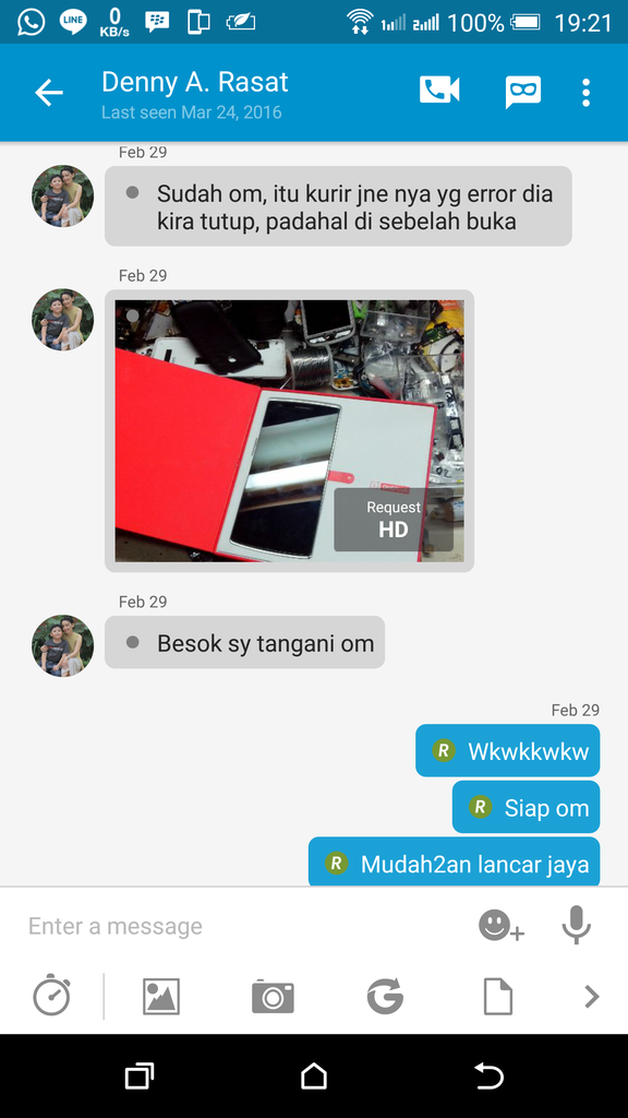 Untuk saudara Denny A Rasat, RDC Workshop