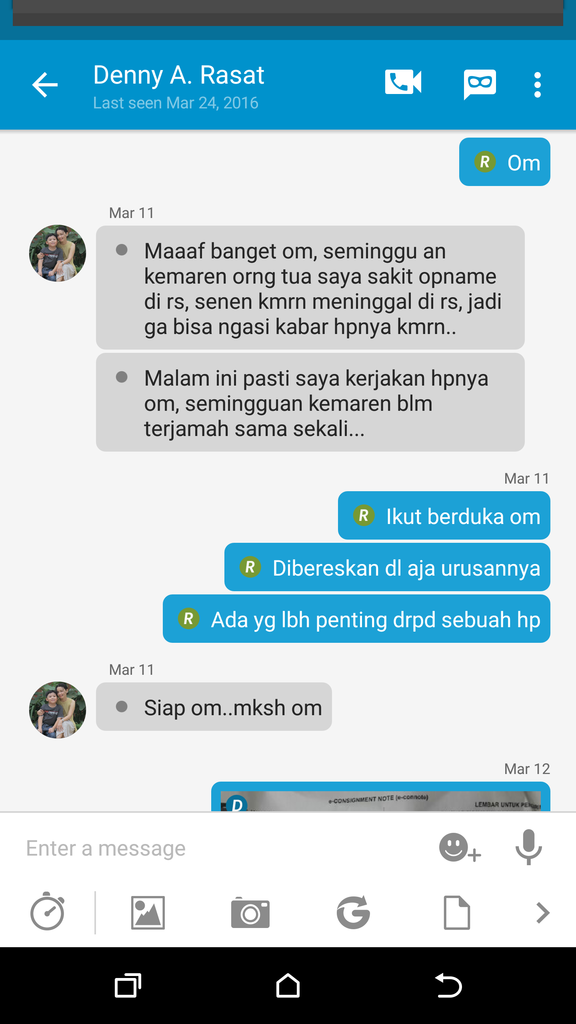Untuk saudara Denny A Rasat, RDC Workshop