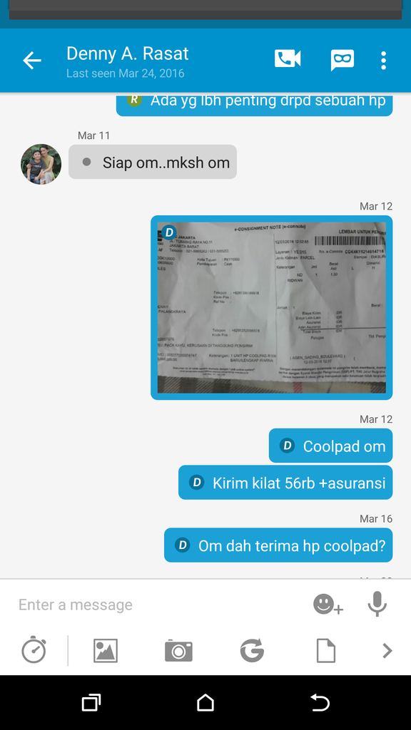 Untuk saudara Denny A Rasat, RDC Workshop