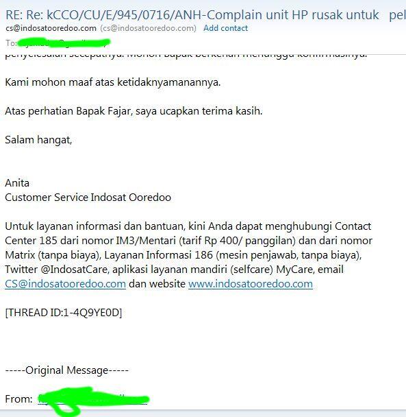 Beli HP di Galeri Indosat. Pastikan cek seluruh fungsi sebelum meninggalkan TKP. 