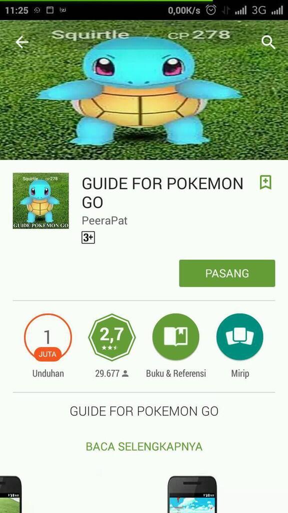 gara gara tidak membaca judul atau tidak bs berbahasa inggris ? (versi pokemon GO)