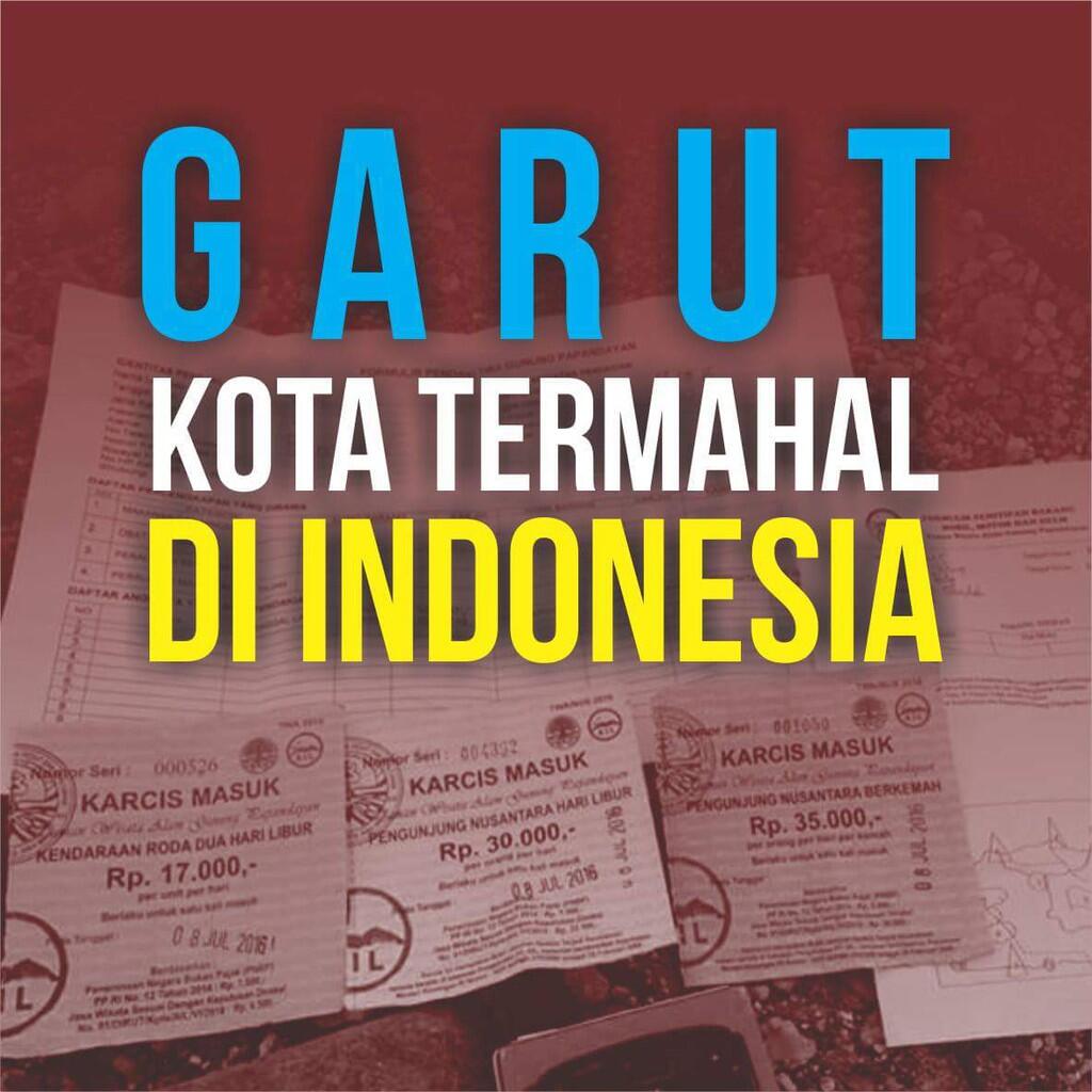 Kritikan Garut Kota Termahal