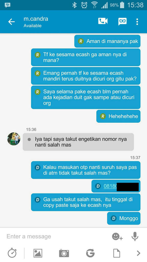 Hati-Hati Penipuan Berkedok E-Cash Mandiri