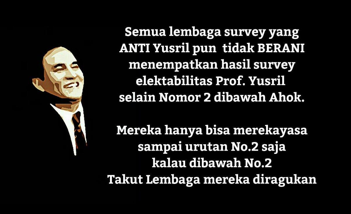 CEO Lembaga Survey CN Hasan Nasbi Ketakutan, Elektabilitas Yusril Tinggalkan Ahok