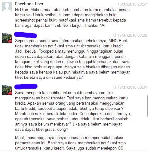 Kesalahan Tokopedia Menjadi Tanggung Jawab Customer