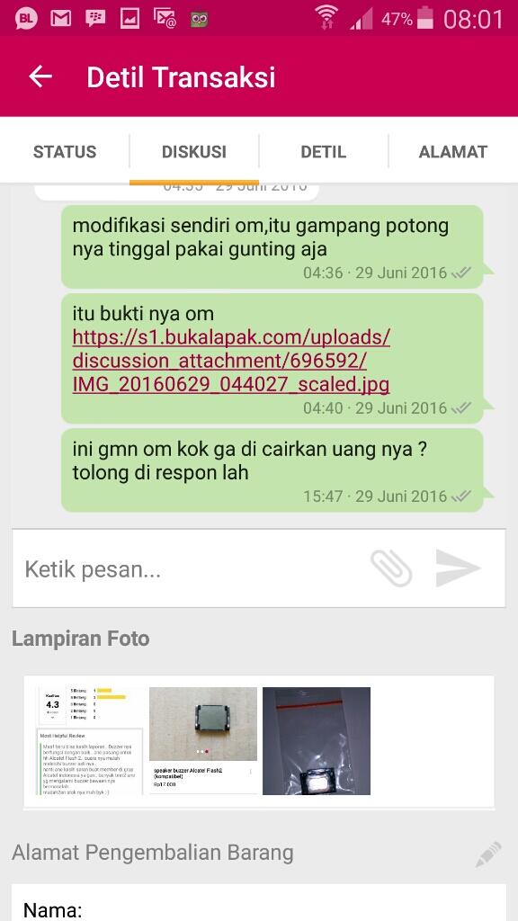 Surat terbuka untuk bukalapak karena tidak fair
