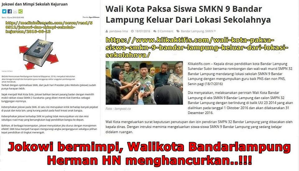Pemerintah Kota Bandarlampung Resmi Menutup SMKN 9