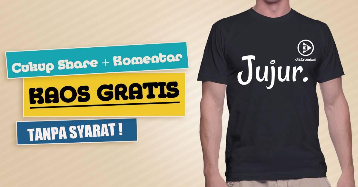 &#91;HOT EVENT&#93; - Kaos GRATIS dari Distromium Untuk Kamu Sekarang!